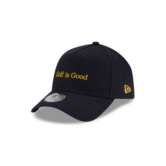 New Era Golf Navy 9FORTY Stretch-Snap Hat