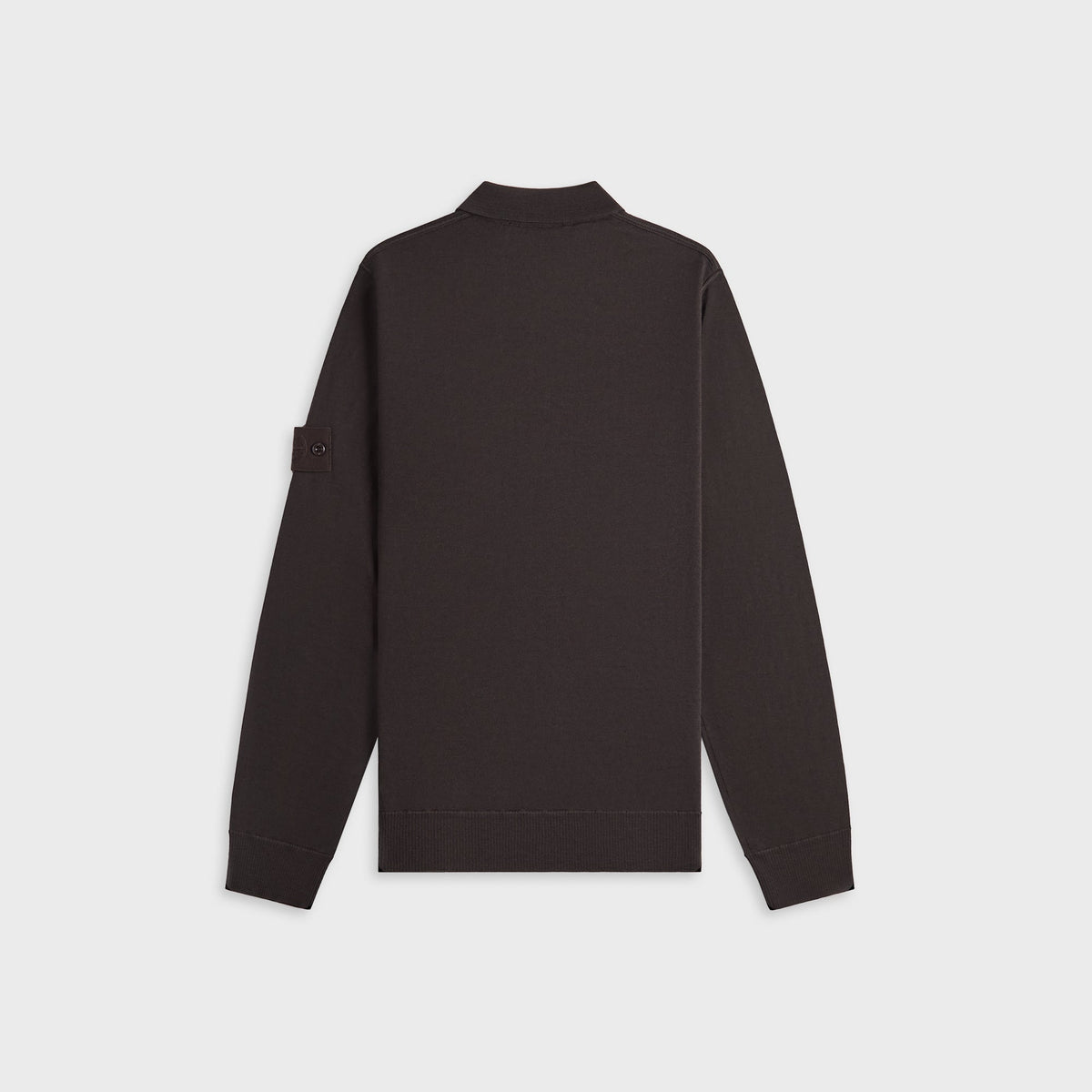 Stone Island Ghost Long Sleeve Polo - Dark Brown