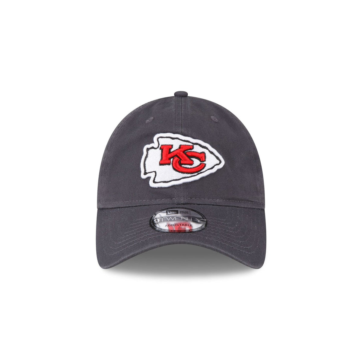 Kansas City Chiefs NFL Core Classic Graphite 9TWENTY Adjustable Hat