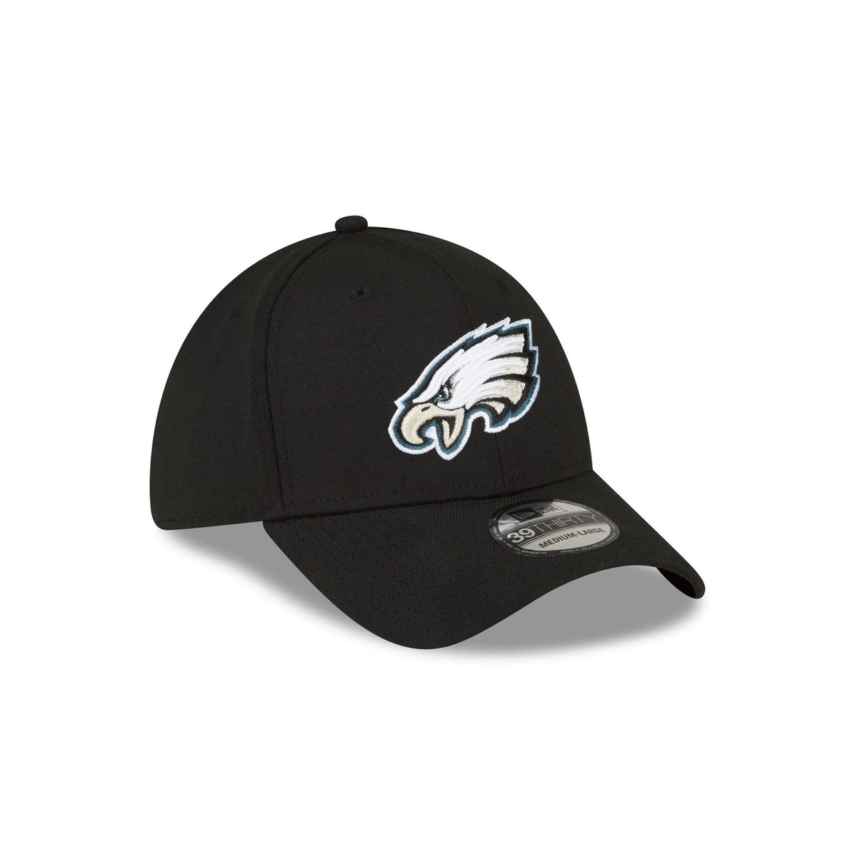 Philadelphia Eagles Team Classic Black 39THIRTY Stretch Fit Hat