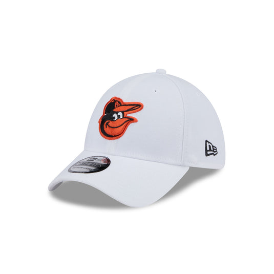 Los Angeles Angels Optic White 39THIRTY Stretch Fit Hat