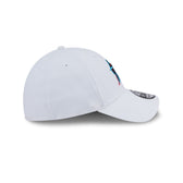 Miami Marlins Optic White 39THIRTY Stretch Fit Hat