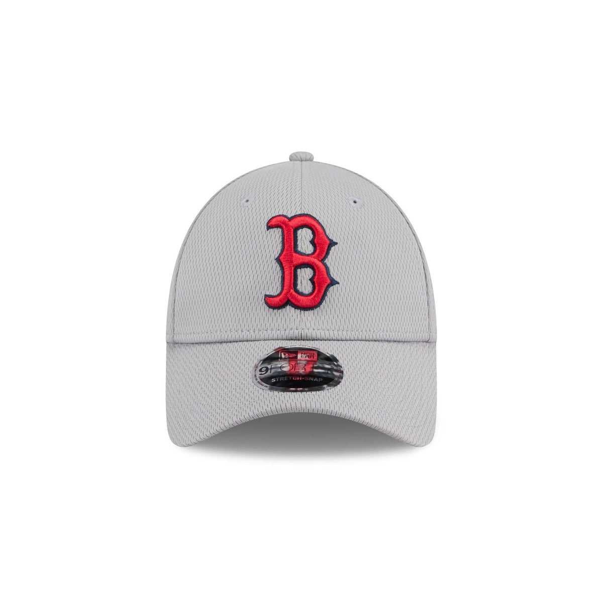 Boston Red Sox Gray 9FORTY Stretch-Snap Hat