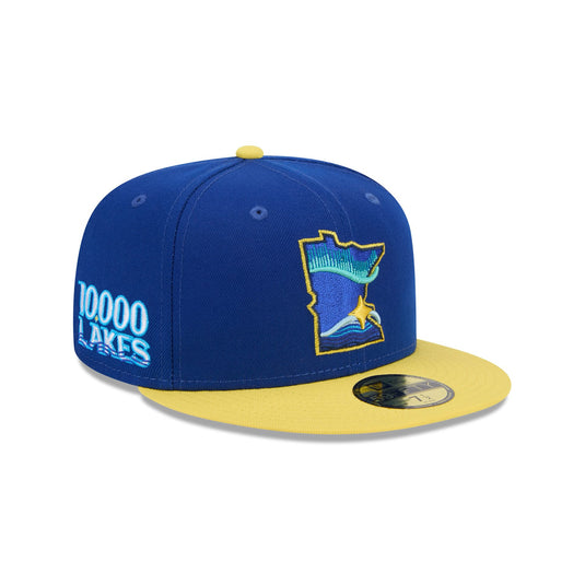 Minnesota Twins Blackout Basic 59FIFTY Fitted Hat