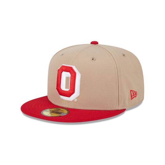 Ohio State Buckeyes Camel 59FIFTY Fitted Hat