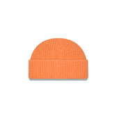 New Era Cap Orange Ribbed Skully Knit Beanie