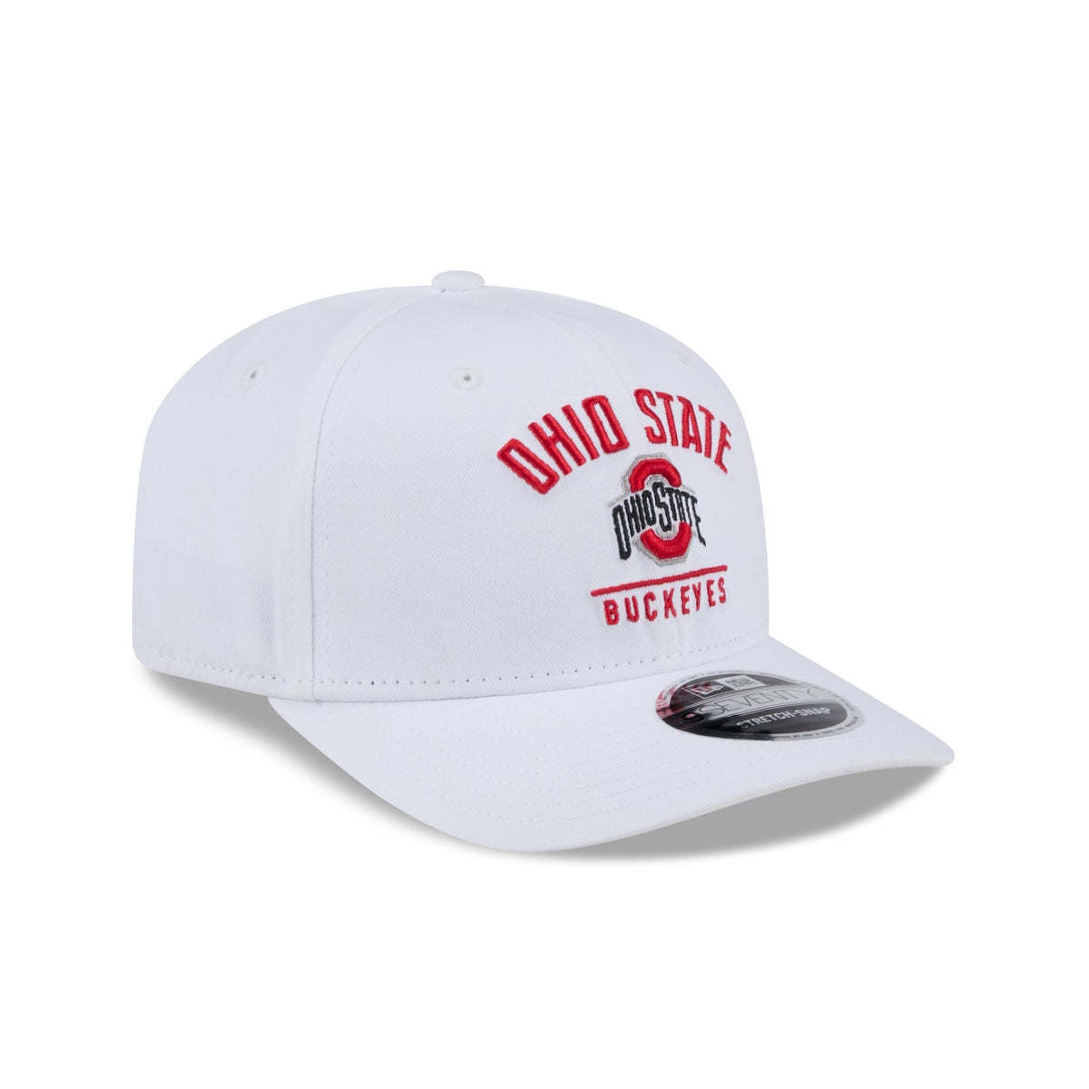 Ohio State Buckeyes Optic White 9SEVENTY Stretch-Snap Hat