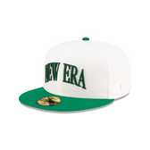 Sized College White 59FIFTY Fitted Hat