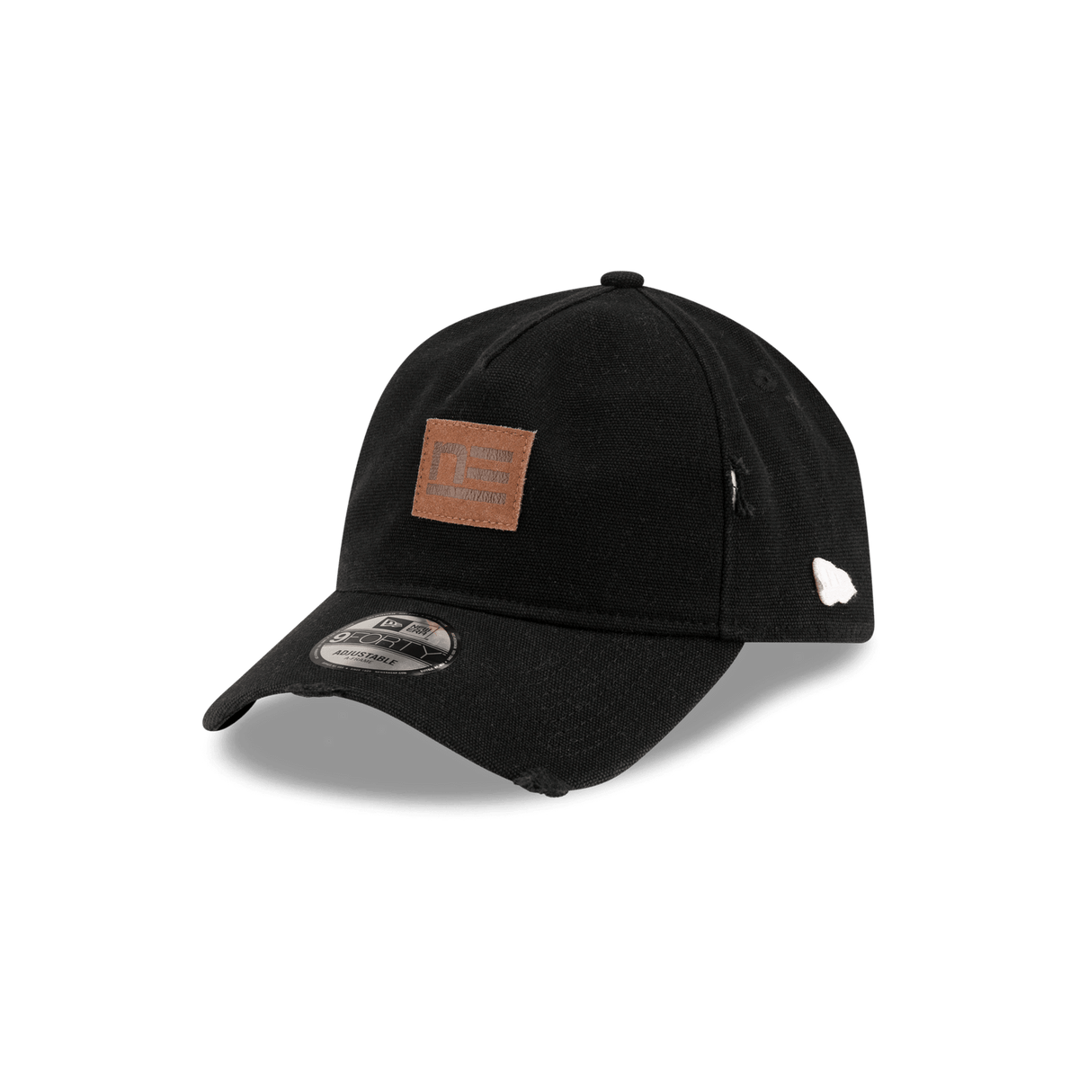 Forge Leather Patch Black 9FORTY A-Frame Adjustable Hat