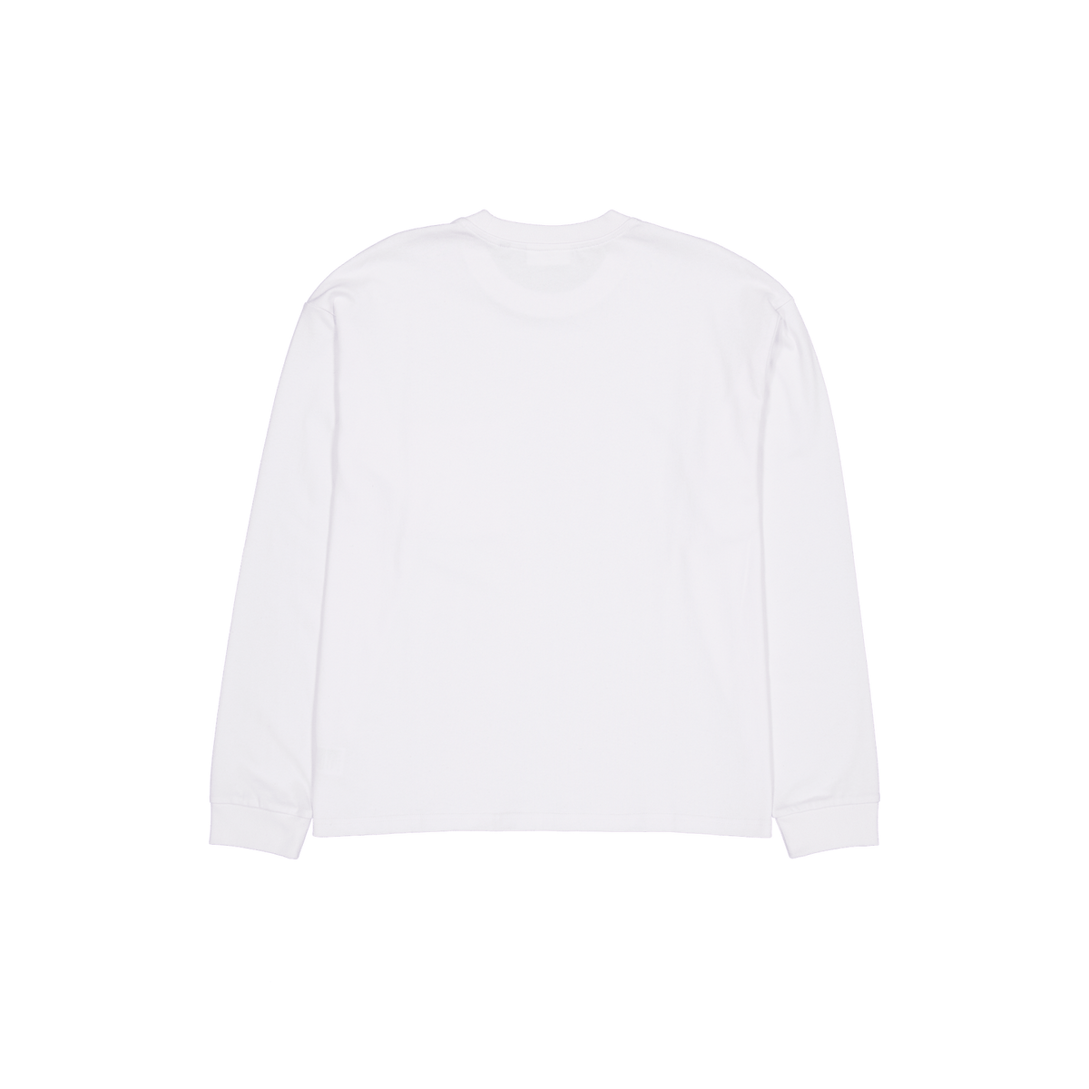 Aurora Optic White Long Sleeve Pocket T-Shirt
