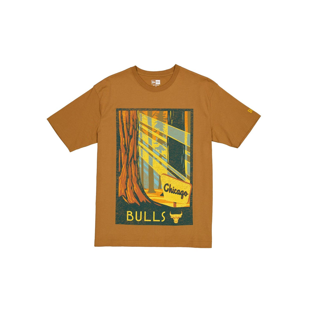 Chicago Bulls 2025 All-Star Game Victory Grove Light Bronze T-Shirt