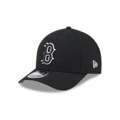 Boston Red Sox Black Authentic Collection 9FORTY M-Crown Snapback Hat