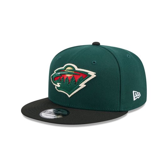 Minnesota Wild Team 9FORTY A-Frame Snapback Hat
