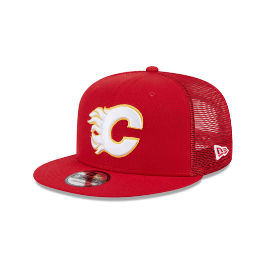 Calgary Flames 9FORTY A-Frame Trucker Hat