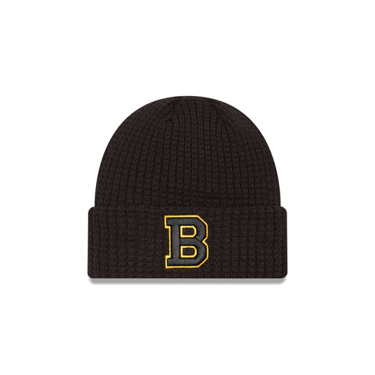 Boston Bruins Waffle Knit Beanie