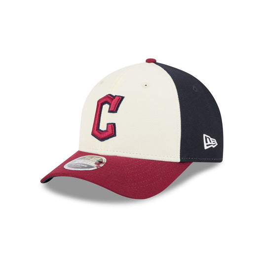 Cleveland Guardians Home Authentic Collection 9FORTY M-Crown Snapback Hat
