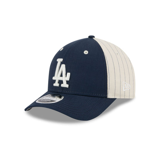 Los Angeles Dodgers Pinstripe Linen 9FORTY M-Crown A-Frame Snapback Hat