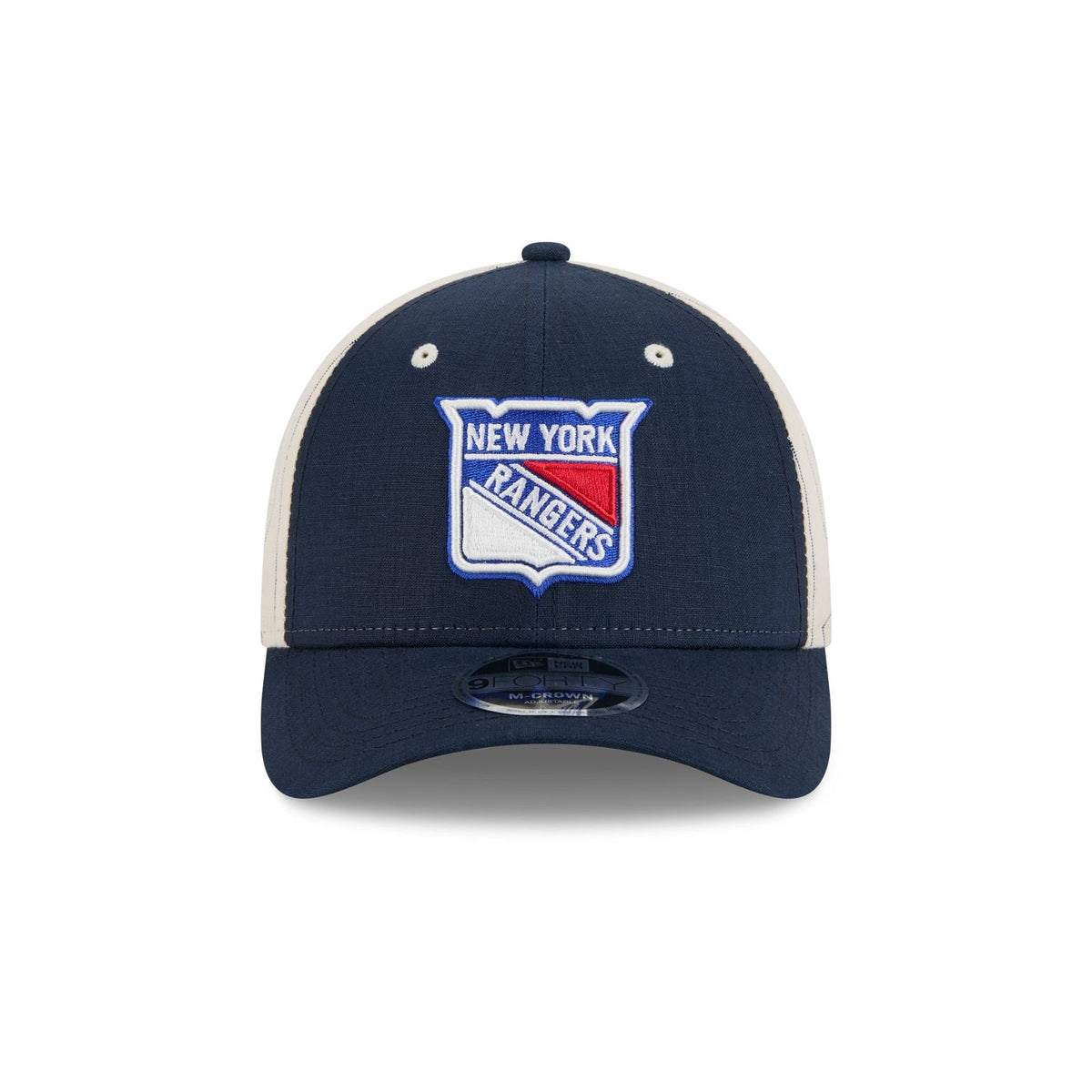 New York Rangers Linen 9FORTY M-Crown Snapback Hat