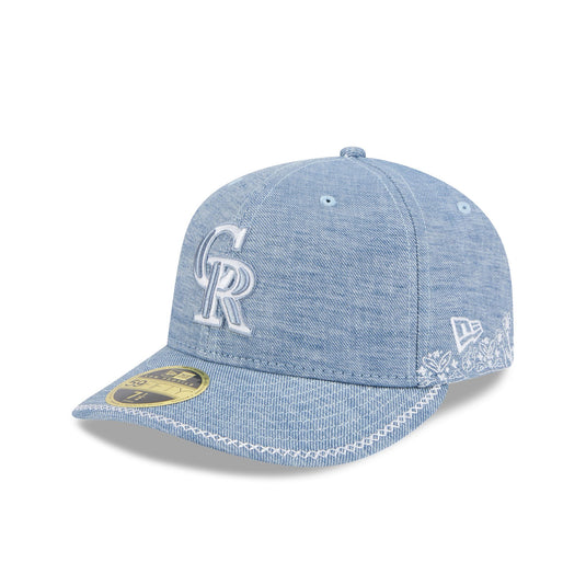 Colorado Rockies Snake Scale Logo Low Profile 59FIFTY Fitted Hat