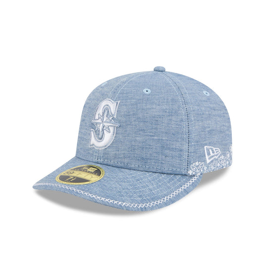 Seattle Mariners Snake Scale Logo Low Profile 59FIFTY Fitted Hat