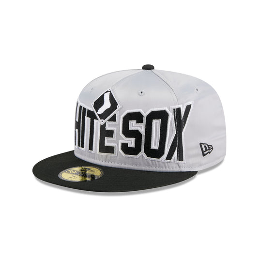 Chicago White Sox Black Outline 59FIFTY Fitted Hat