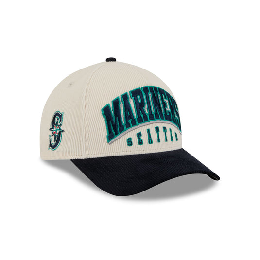 Seattle Mariners Linen 9FORTY M-Crown Snapback Hat