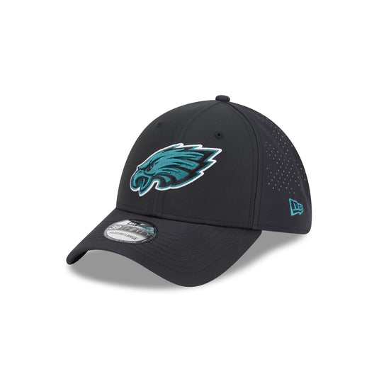 Philadelphia Eagles Team Classic Black 39THIRTY Stretch Fit Hat