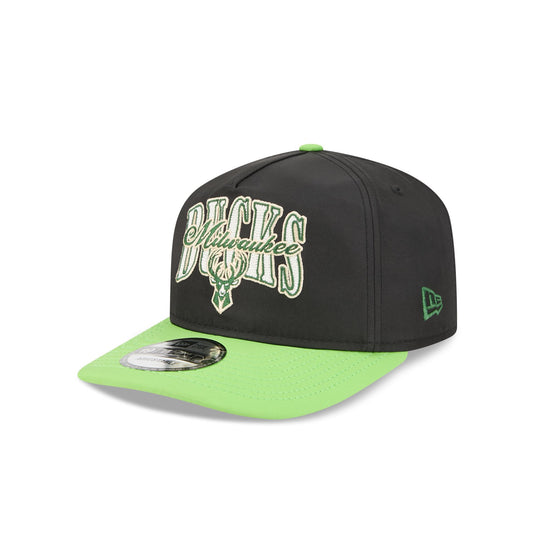 Milwaukee Bucks Black 9TWENTY Adjustable Hat