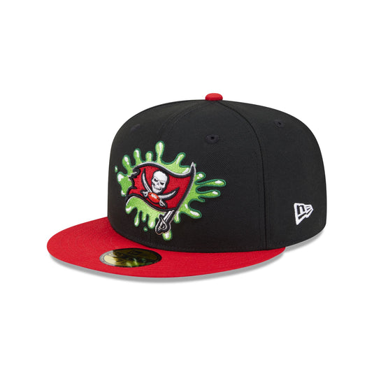 Tampa Bay Buccaneers Black On Black 59FIFTY Fitted Hat