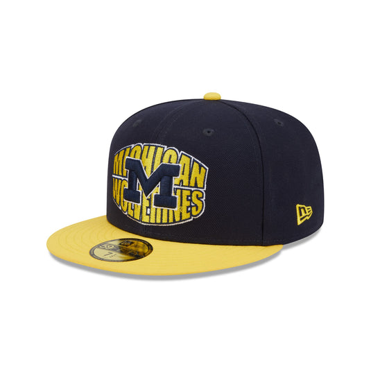 Michigan Wolverines Camel 59FIFTY Fitted Hat