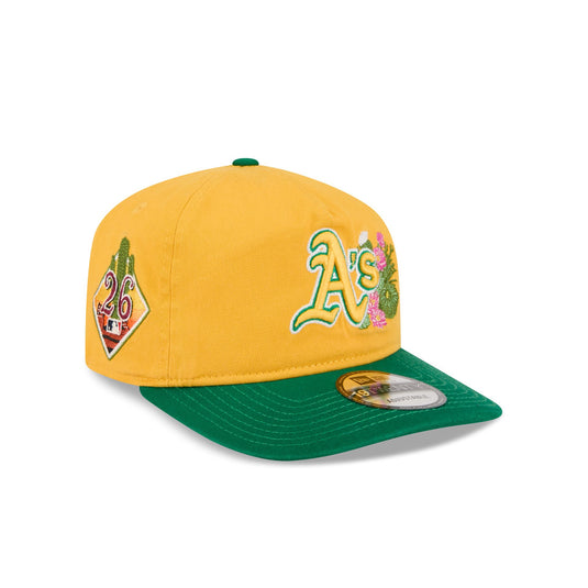 Athletics Pinstripe Linen 9FORTY M-Crown A-Frame Snapback Hat