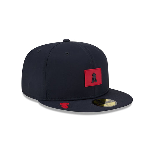 Los Angeles Angels Blackout Basic 59FIFTY Fitted Hat
