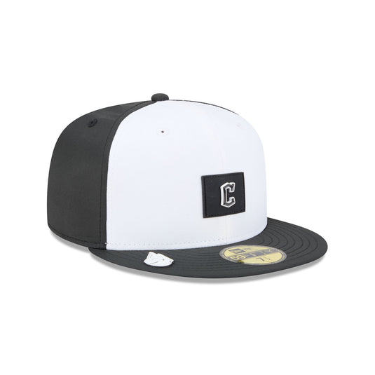 Cleveland Guardians Blackout Basic 59FIFTY Fitted Hat