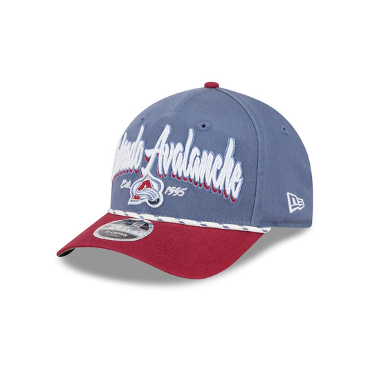 Colorado Avalanche Linen 9FORTY M-Crown Snapback Hat