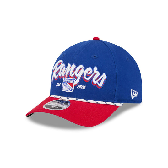 New York Rangers Linen 9FORTY M-Crown Snapback Hat