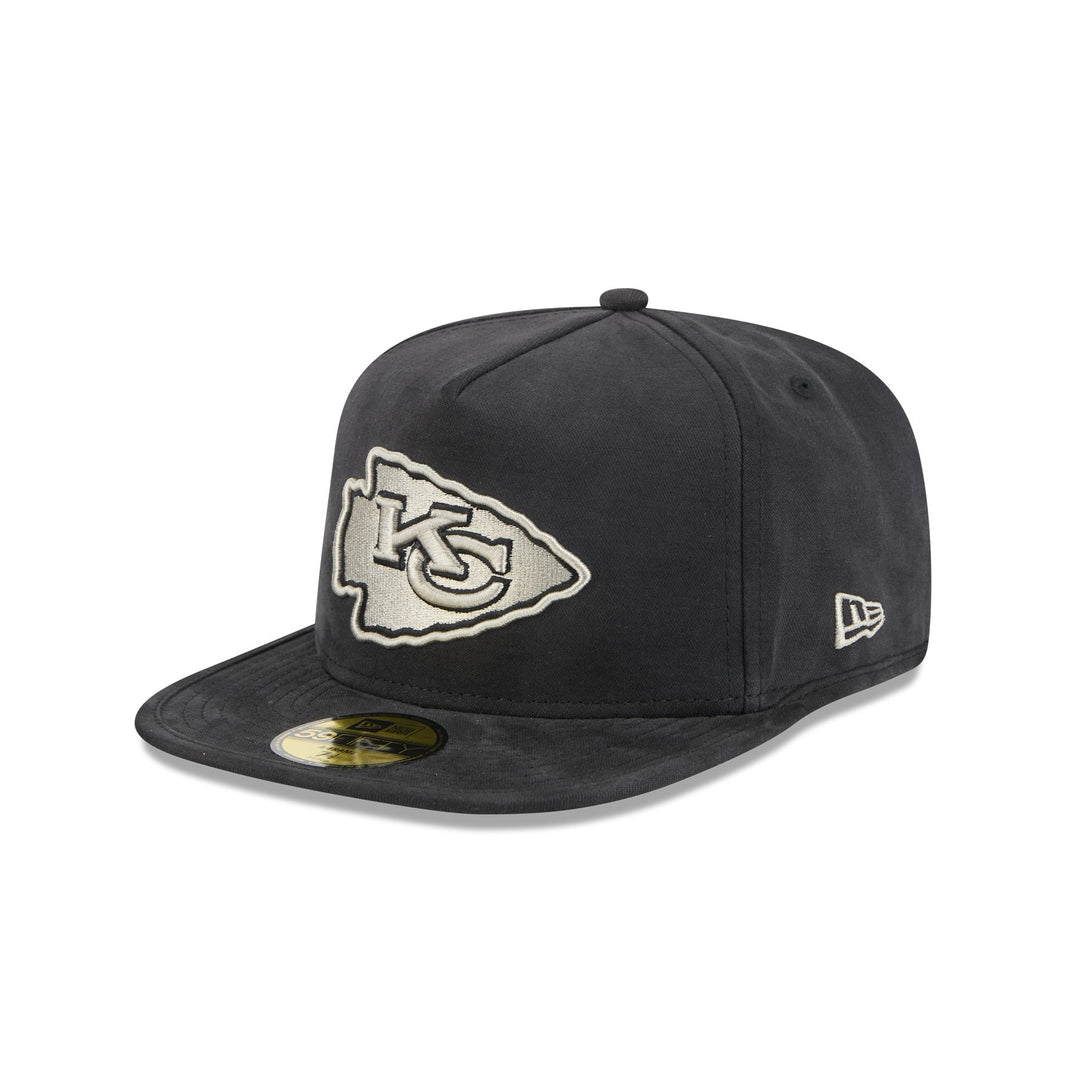 Kansas City Chiefs Black On Black 59FIFTY Fitted Hat