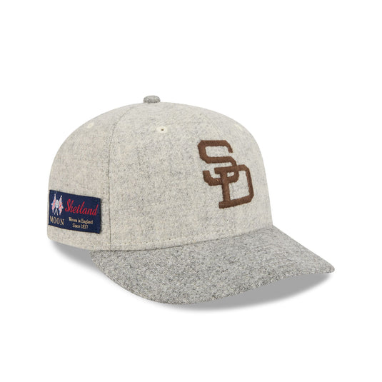 San Diego Padres Optic White 39THIRTY Stretch Fit Hat