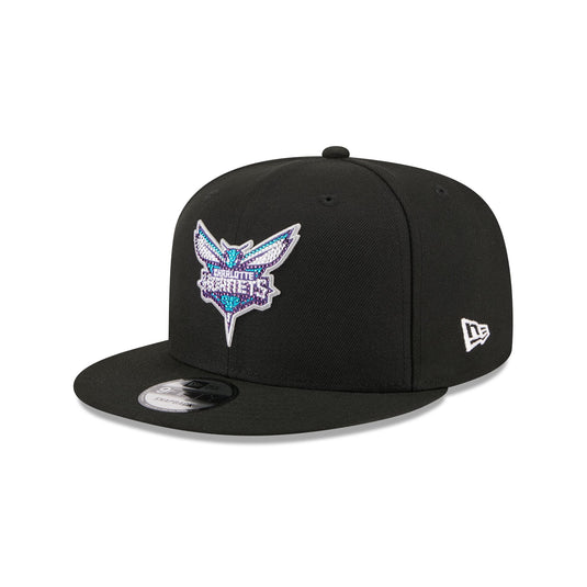 Carolina Panthers Black and White 9FIFTY Snapback Hat