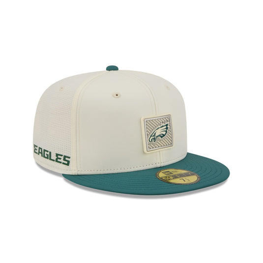 Philadelphia Eagles Black On Black 59FIFTY Fitted Hat