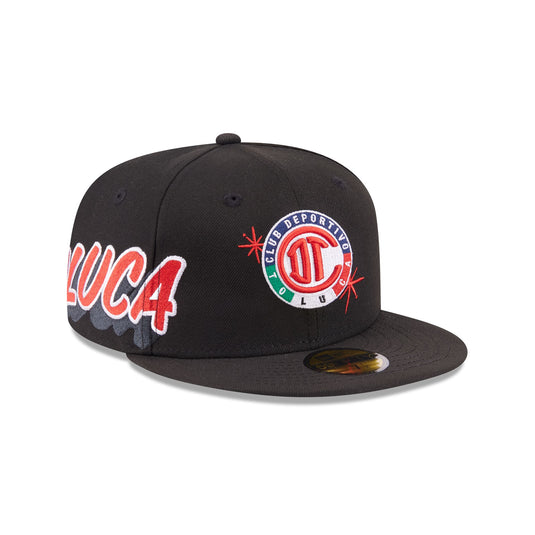 Deportivo Toluca FC Red 59FIFTY Fitted Hat