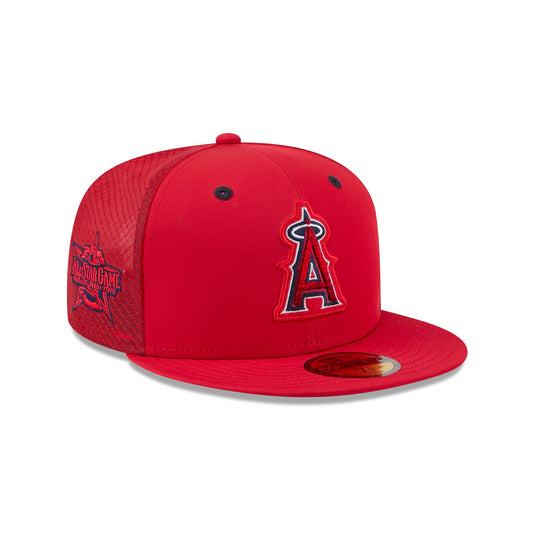 Los Angeles Angels Blackout Basic 59FIFTY Fitted Hat