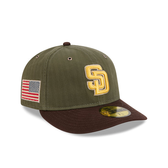 San Diego Padres Snake Scale Logo Low Profile 59FIFTY Fitted Hat