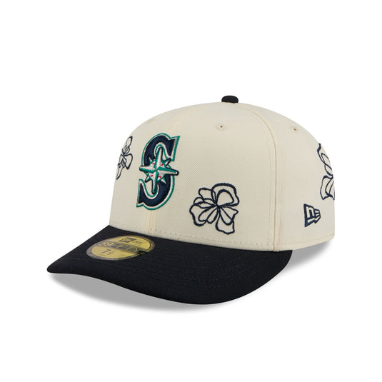 Seattle Mariners Hand Stitched Chambray Low Profile 59FIFTY Fitted Hat