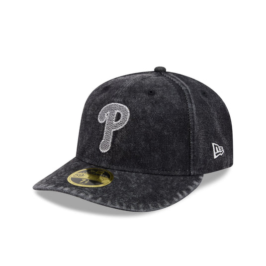 Philadelphia Phillies Hand Stitched Chambray Low Profile 59FIFTY Fitted Hat
