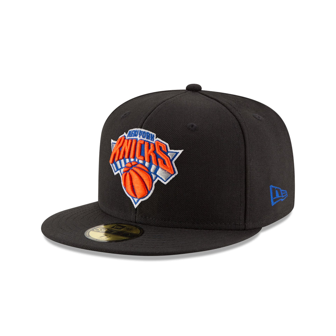 New York Knicks Black & White 59FIFTY Fitted Hat