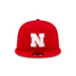 Nebraska Cornhuskers Red 9FIFTY Snapback Hat