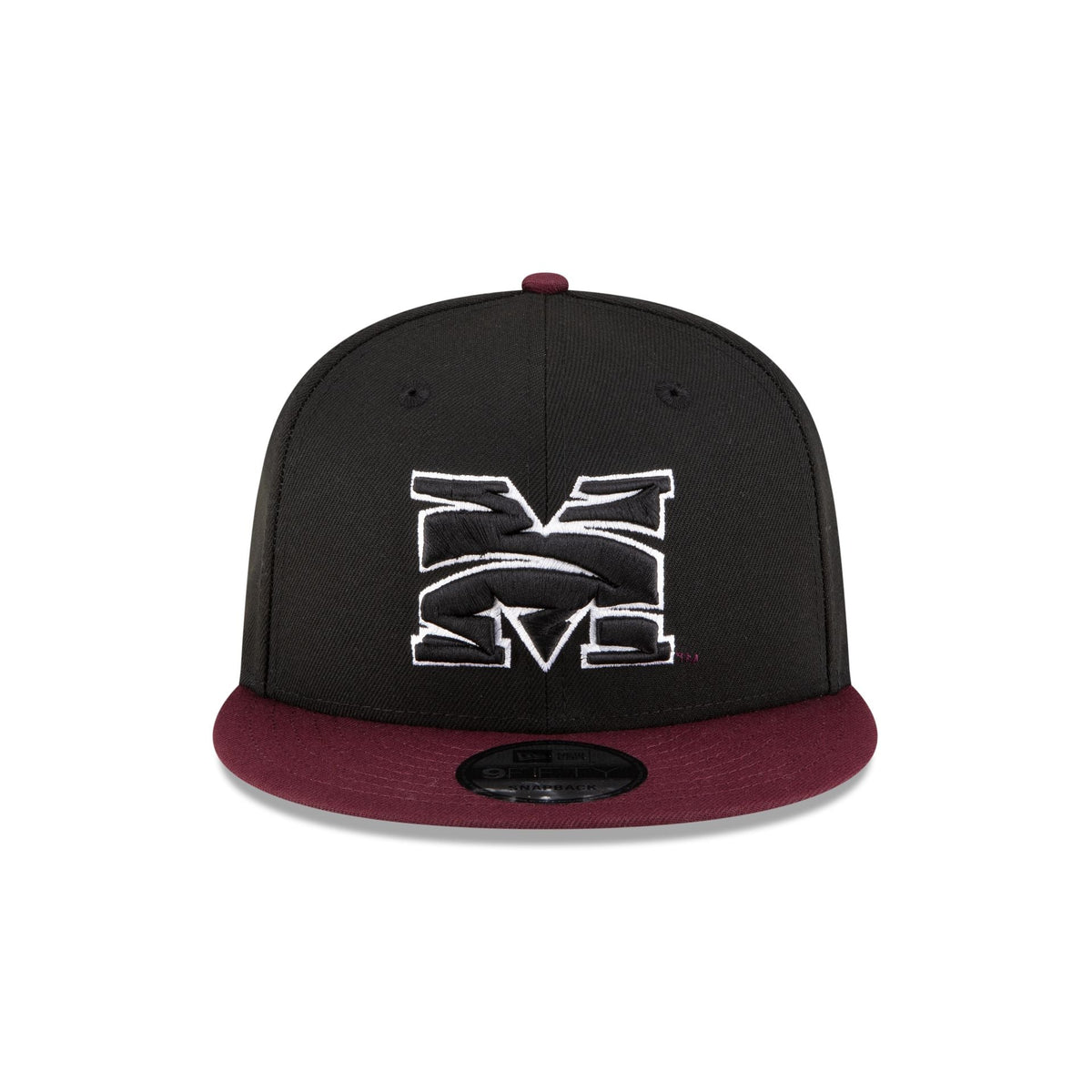 Morehouse Tigers Black Maroon 9FIFTY Snapback Hat