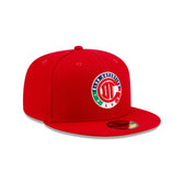 Deportivo Toluca FC Red 59FIFTY Fitted Hat