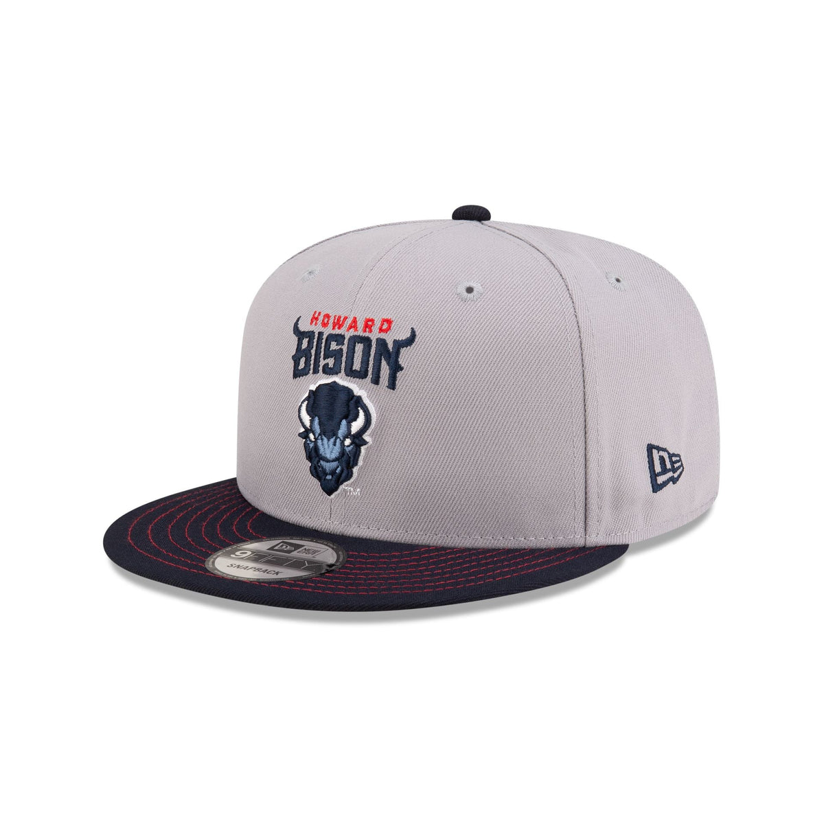 Howard Bison Gray 9FIFTY Snapback Hat