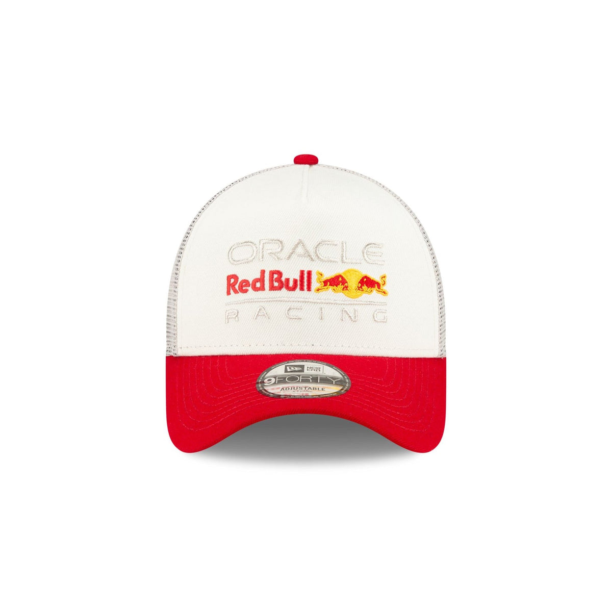 Oracle Red Bull Racing Essential White 9FORTY A-Frame Trucker Hat
